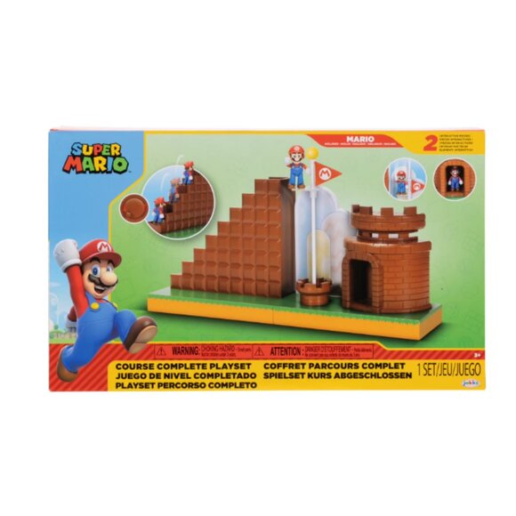 Super Mario Course Complete Playset with Interactive Mario Figure and Castle - Picture 1 of 1